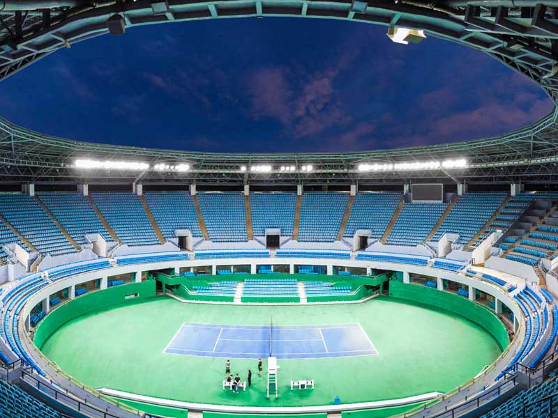 网球赛事场馆照明方案